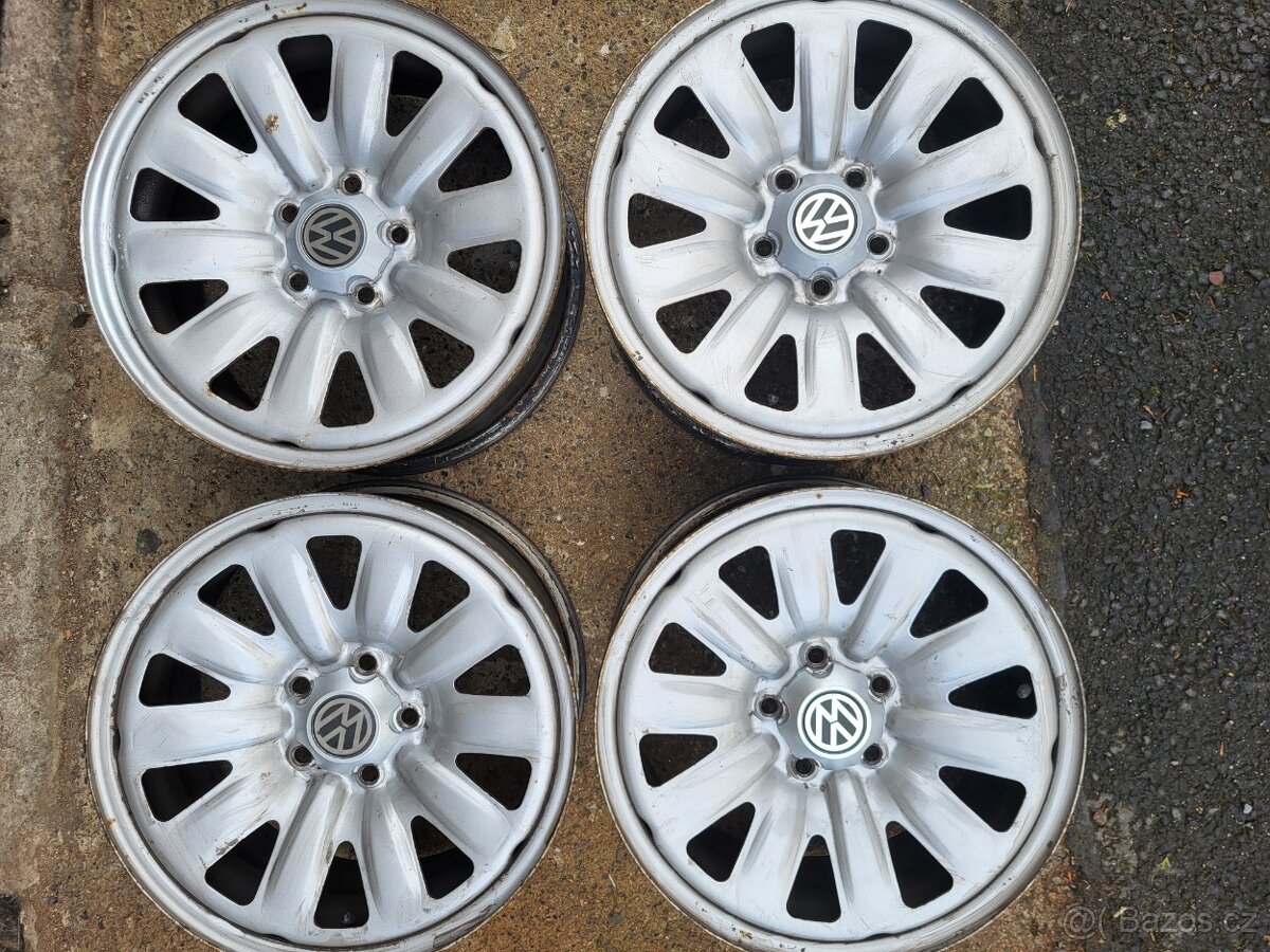 DISKY  plechové - na pneu - VW Audi - sada 4 ks