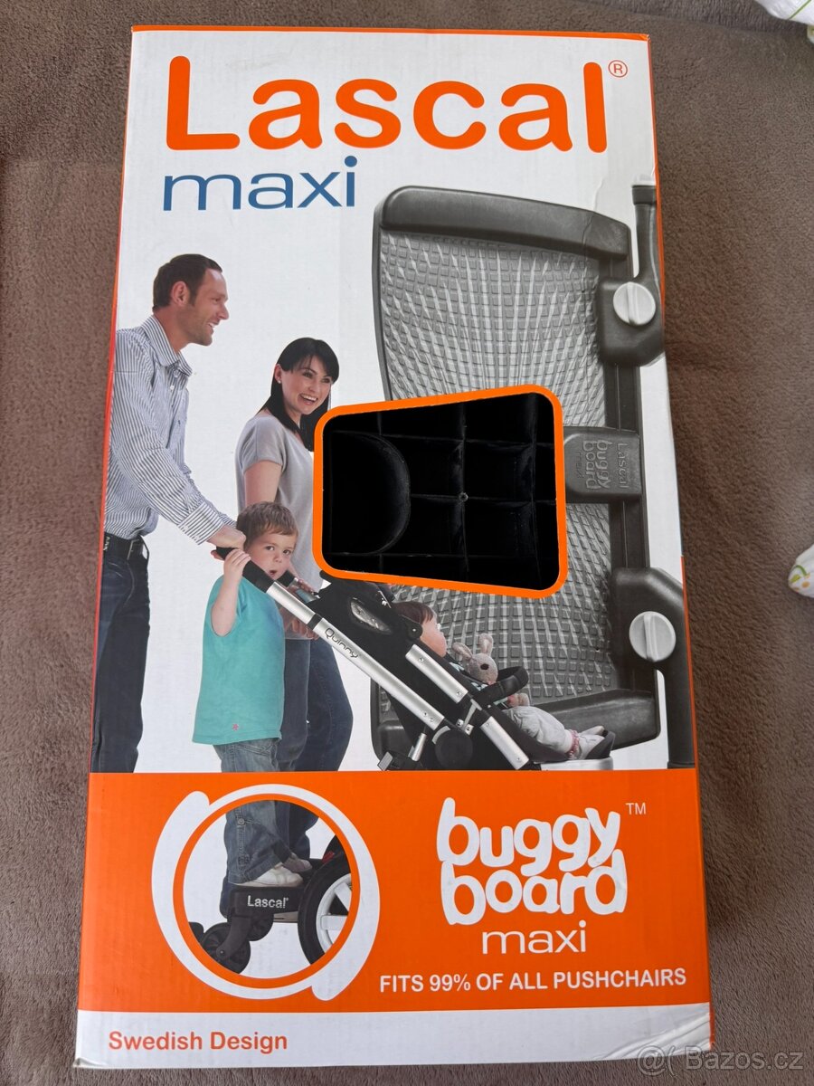Lascal Buggy Board MAXI - Stupátko ke kočárku (originální ba