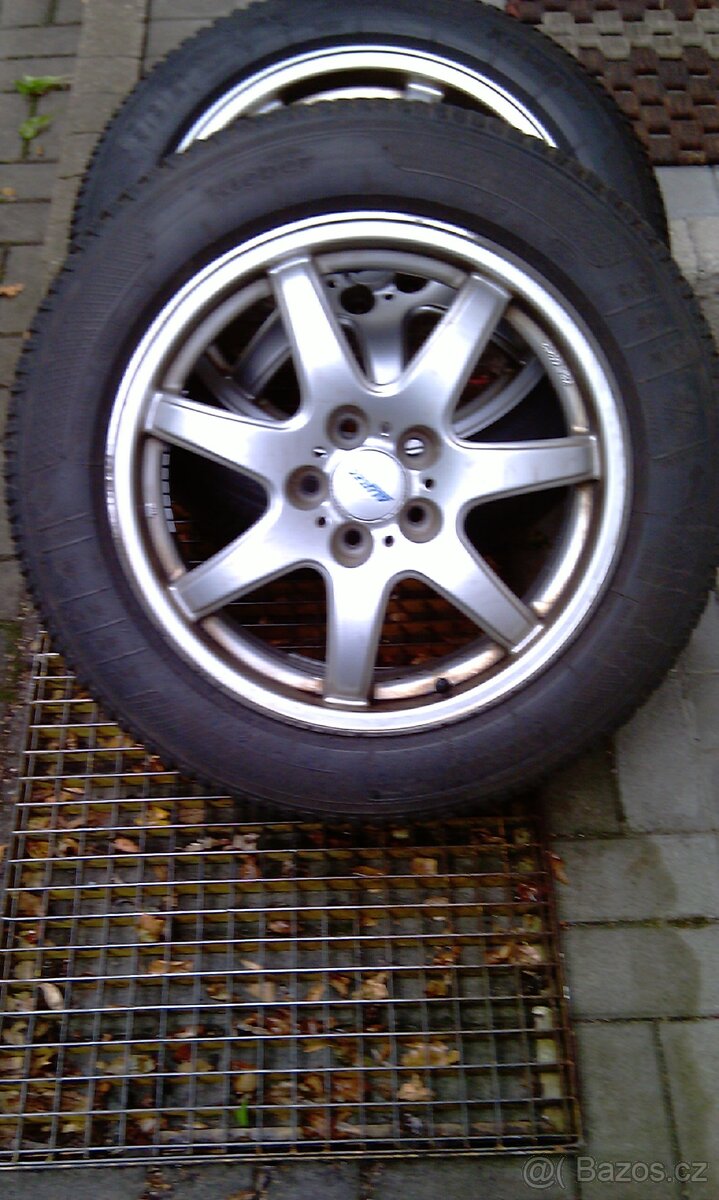 Alu kola+zimní pneu Peugeot 407SW