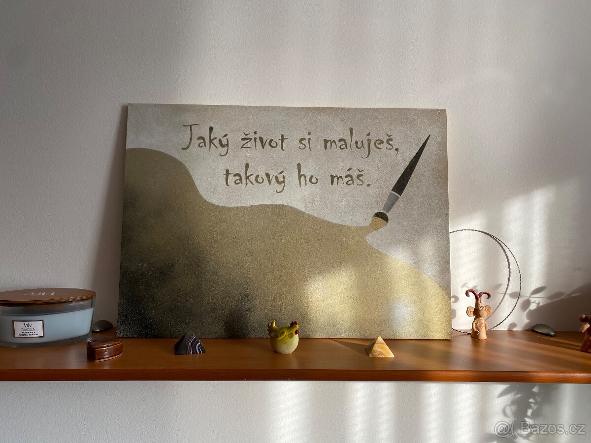 Putovní obraz (63x45 cm) na zeď i na postavení