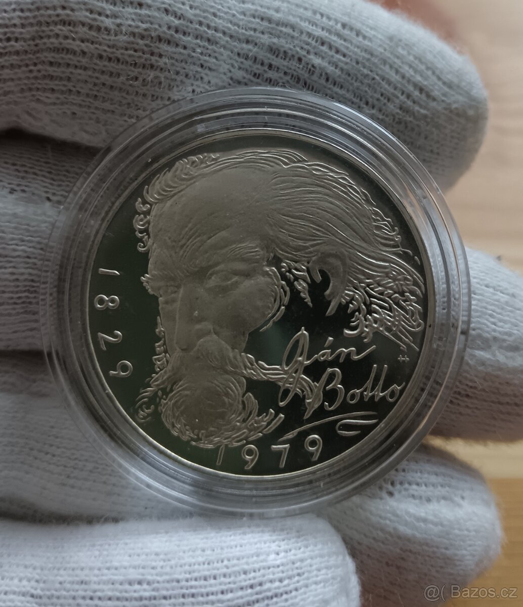 AG pamětní mince 100kčs Ján Botto 1979 Proof