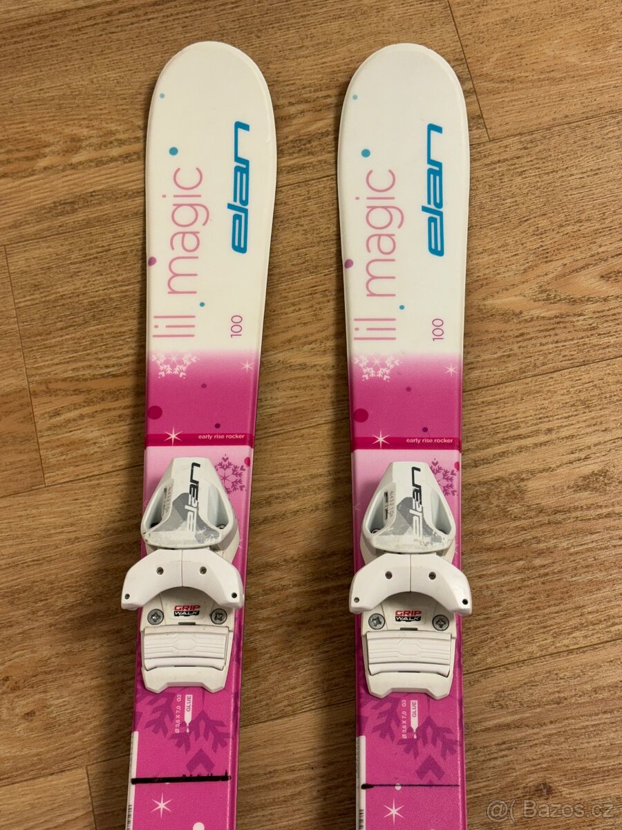 Dětské lyže Elan lil magic d. 100 cm