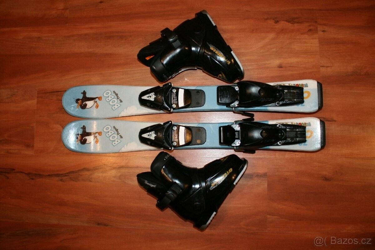 detské lyže 70 cm , lyžaky Dalbello