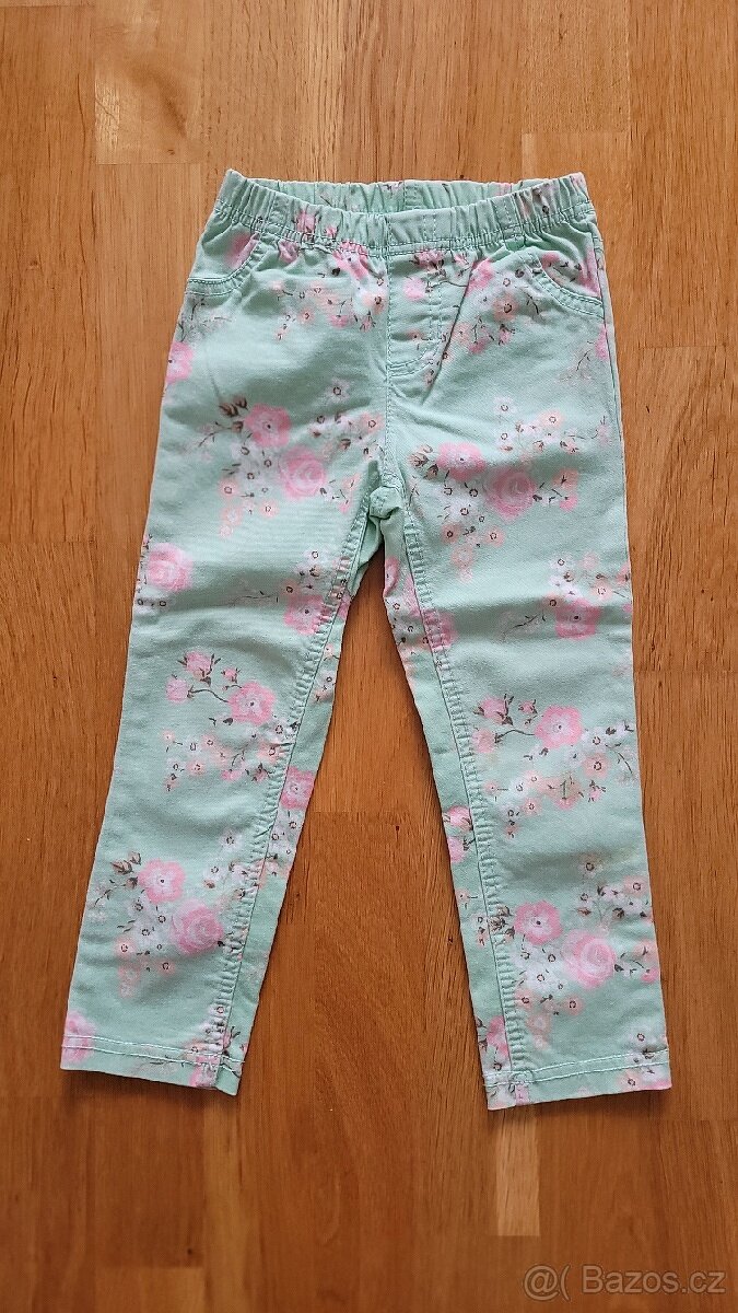 Kalhoty dívčí vel.98, strech
