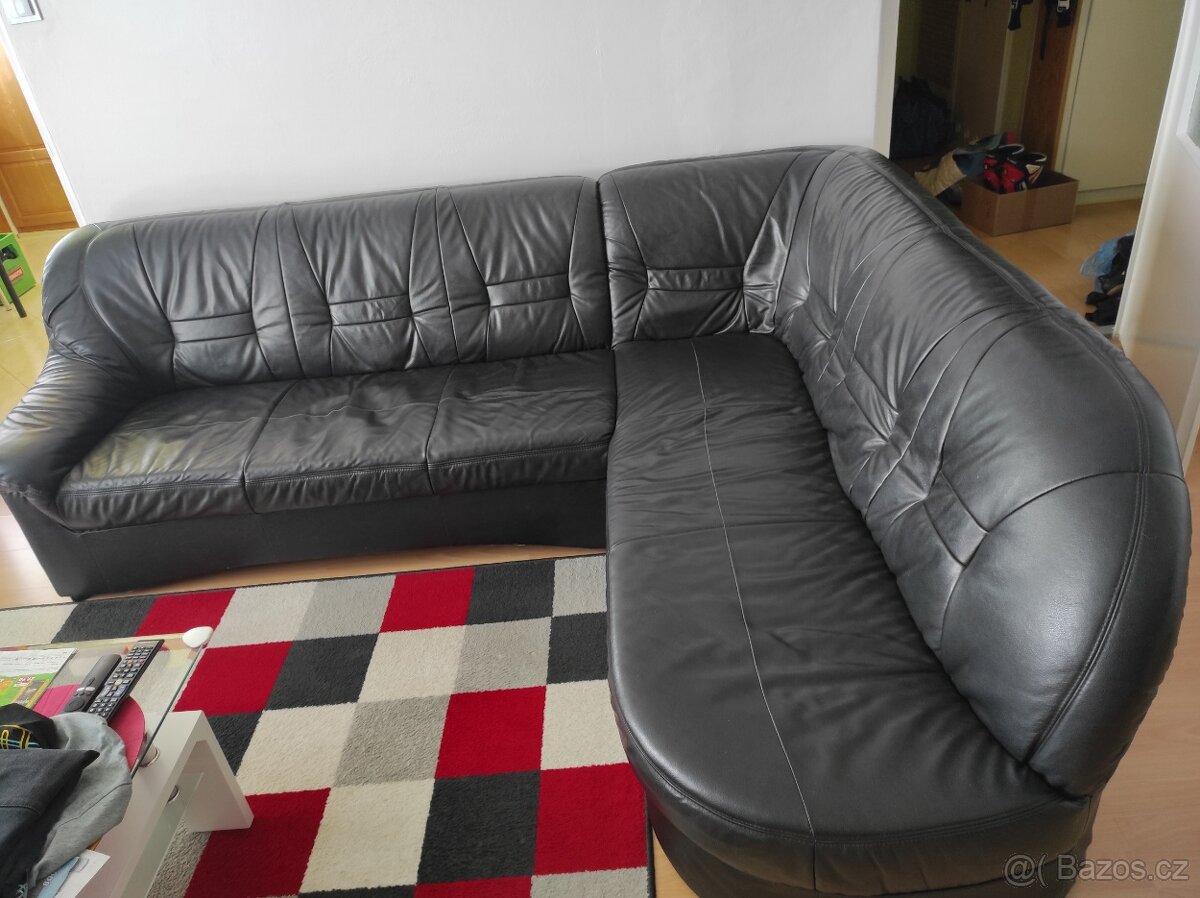 Kožená sedačka gauč pohovka