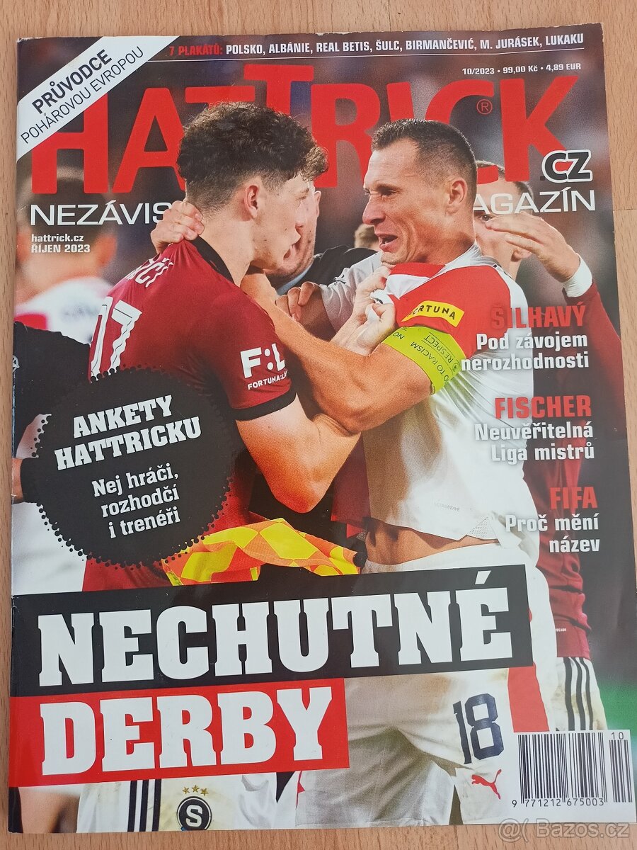 Nový fotbalový časopis Hattrick č. 2019,2020 a/2023