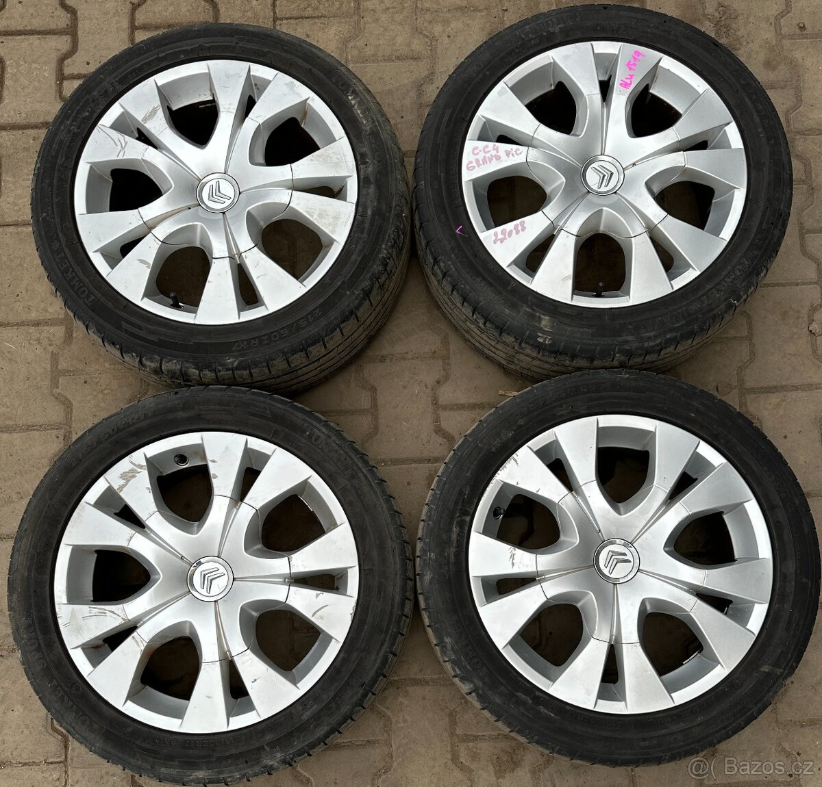 Prodám ALU kola Citroen č. 1519