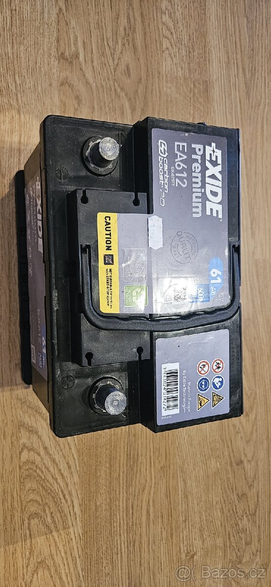 autobaterie 61ah Exide Premium