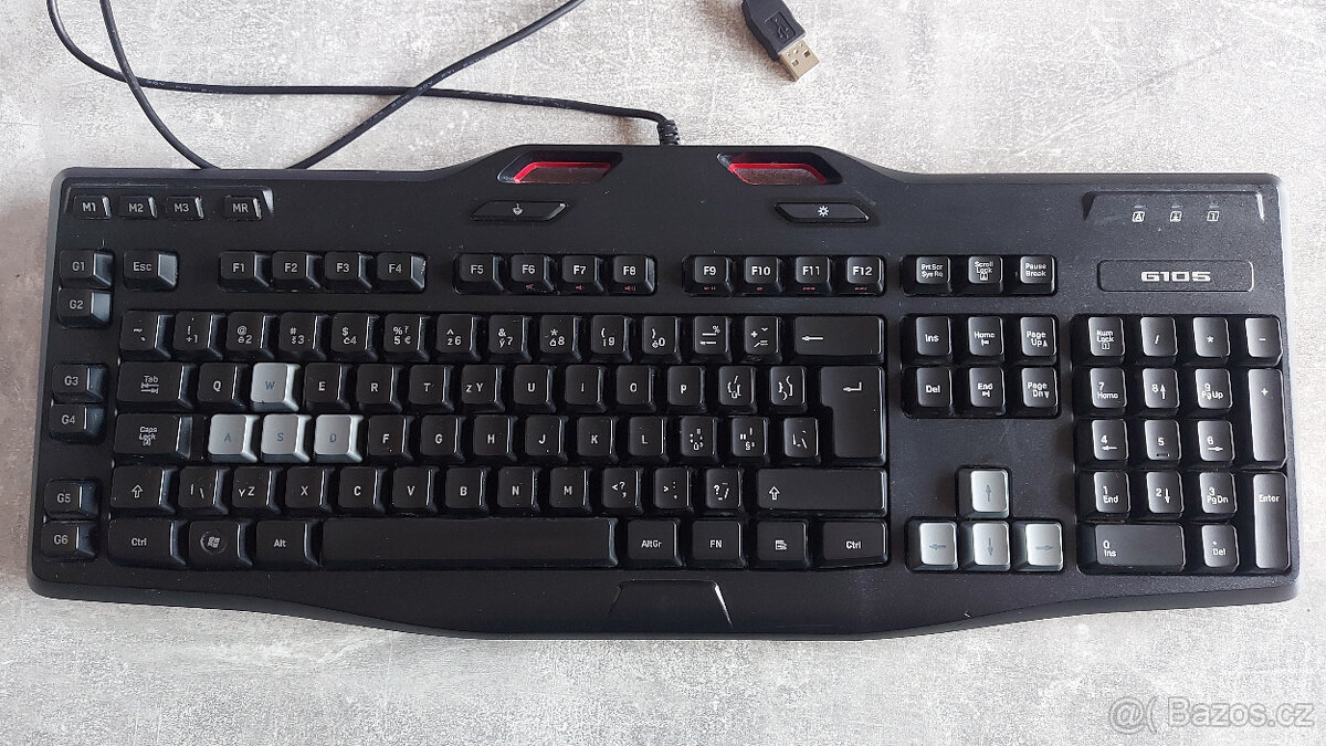 Herní klávesnice Logitech G105 CZ