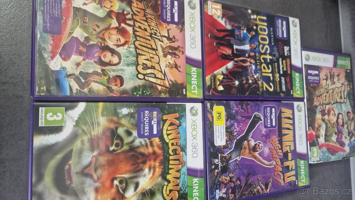 Hry na Xbox 360 KINECT 5ks.