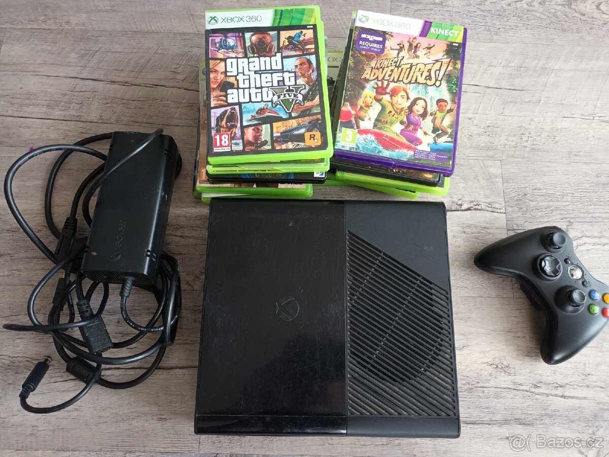Xbox 360 E, 120GB, zdarma 20 orig. her