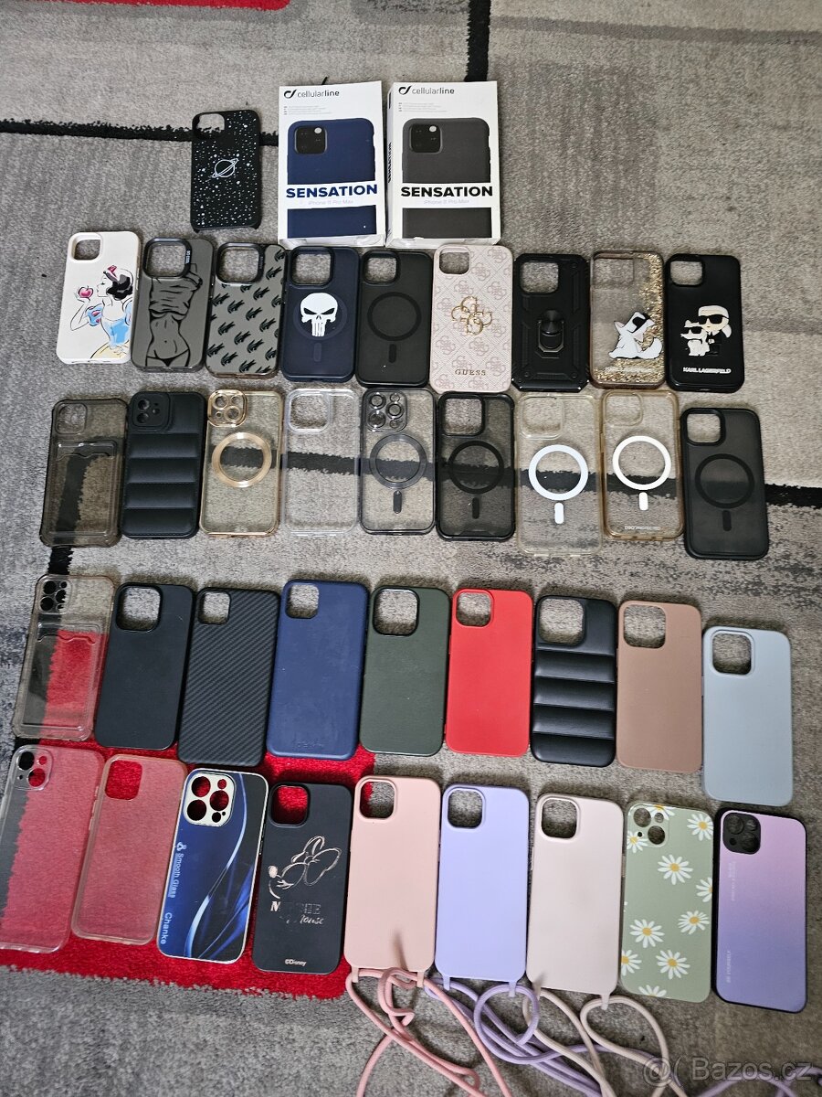 Kryty, kabely USB-C, mikro na iphony..