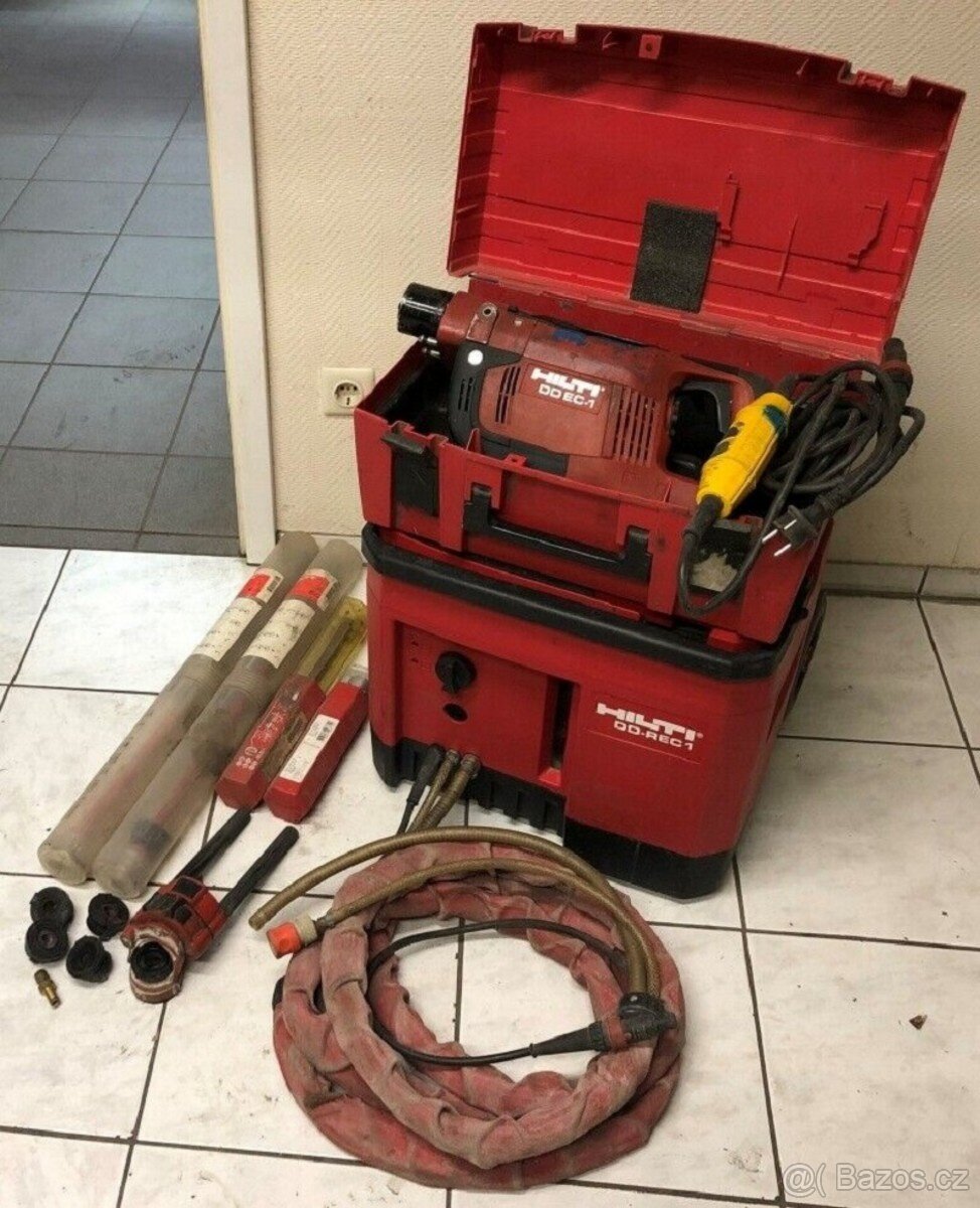 Jádrový vrták Hilti DD EC-1 + jednotka pro úpravu vody DD-RE