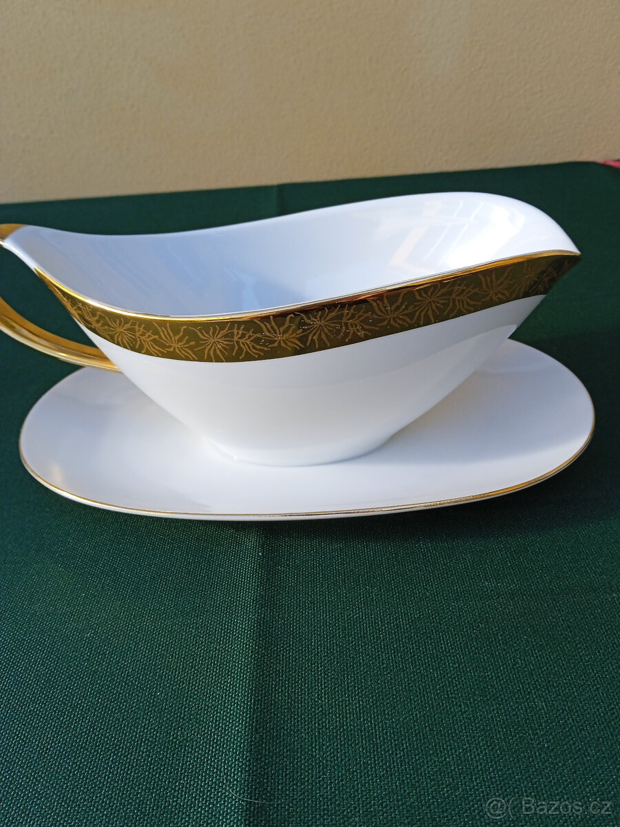 Retro krásný omáčník z porcelánu