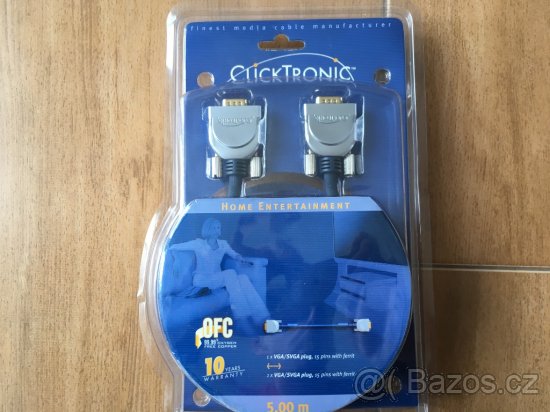 Clicktronic VGA kabel 5 m