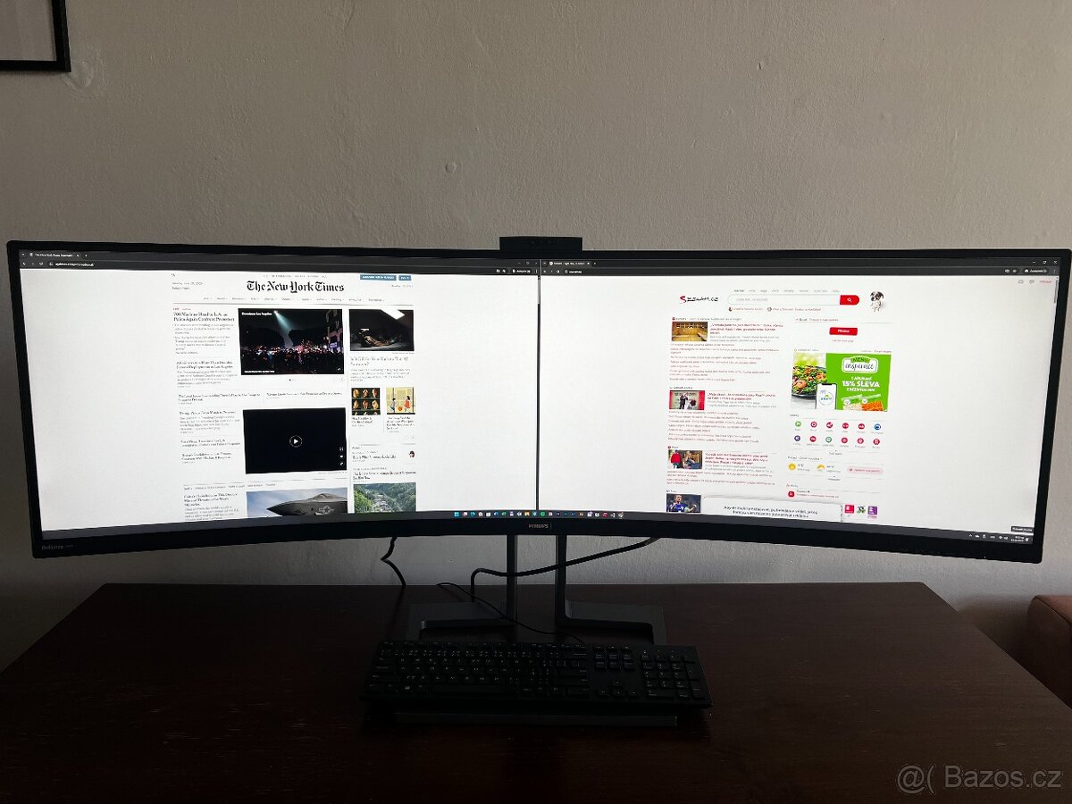Prodám Philips 499P9H – 49" zakřivený ultraširoký monitor