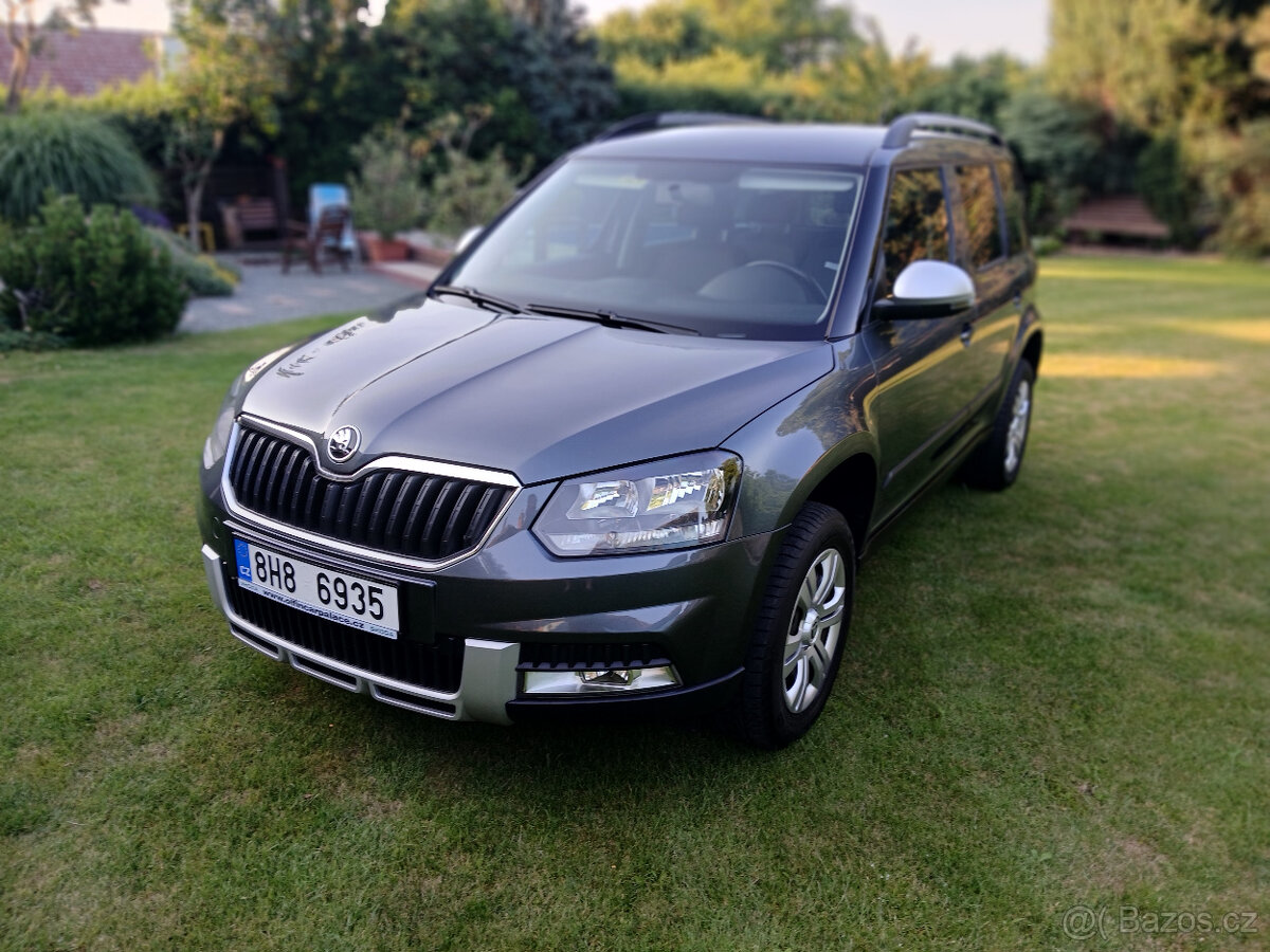 Yeti 2016,1.2 Tsi 81kw,65t km, serv. knížka,tažné