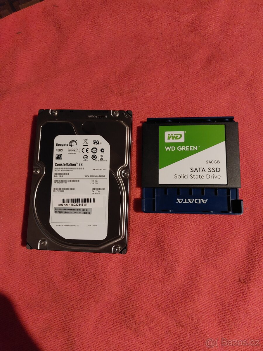 SEAGATE 2TB HDD 3 5"+ WD 240GB SSD 2,5"