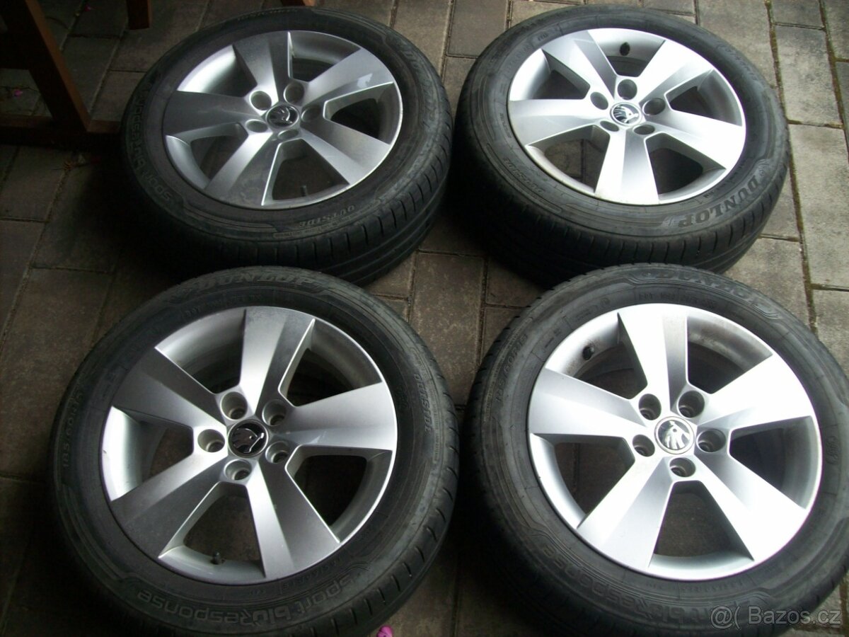 alu kola original Rapid, Fabia III,15" Dunlop