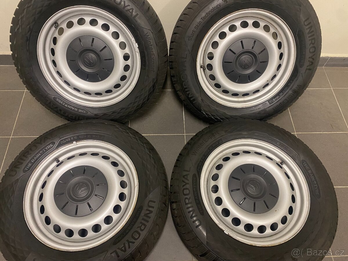 ORIGINAL ZIMNÍ SADA PLECH DISK VW T5, T6 215/65/16