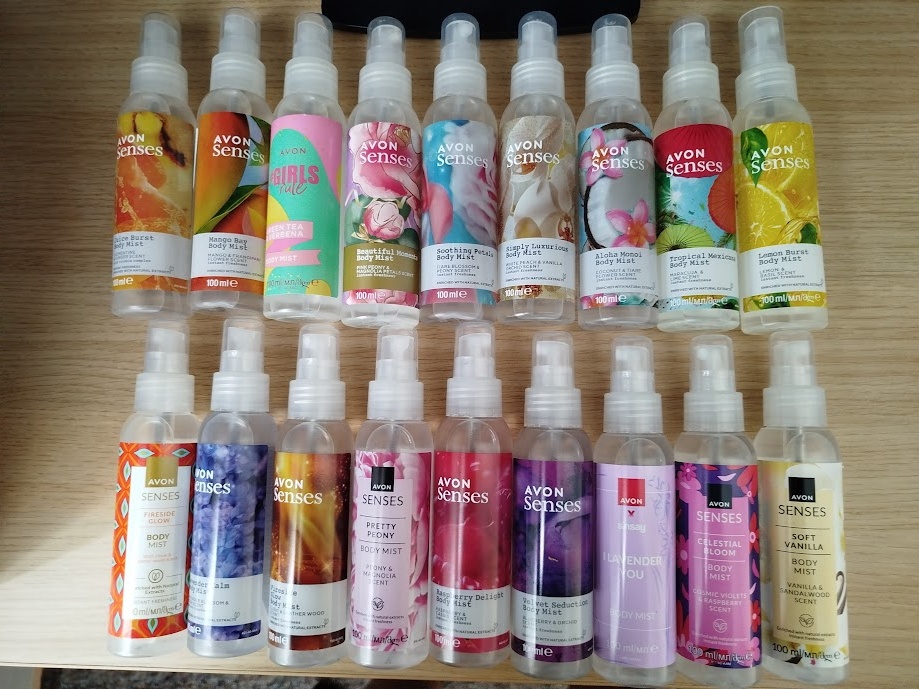 Osvěžující voňavé spreje Senses od Avonu