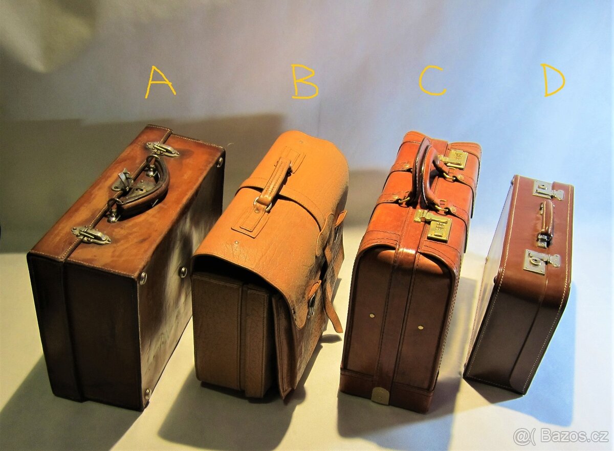 kožený kufřík I.republika SLEVA 