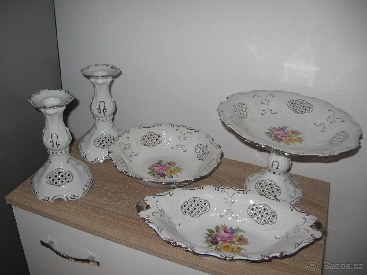 RARITA - STRIBRNA PLATINA PORCELAN.- PIRKEN HAMMER