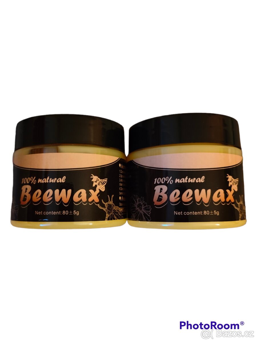 VČELÍ VOSK NA DŘEVO BEEWAX 1+1