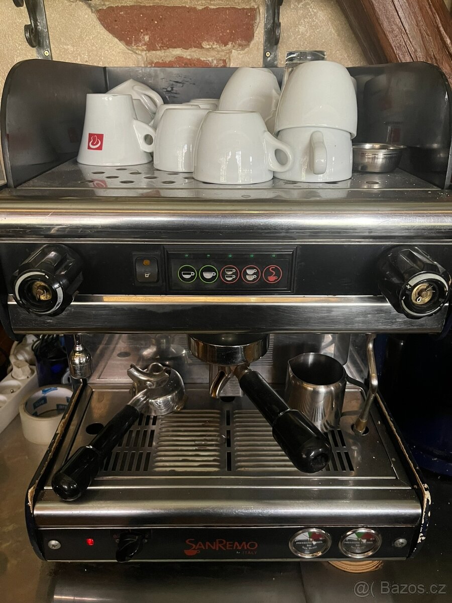 Profesionální kávovar San Remo - Jednoskupinový kávovar