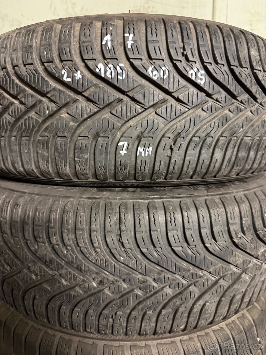 2x zimní pneu r15 185/60/15