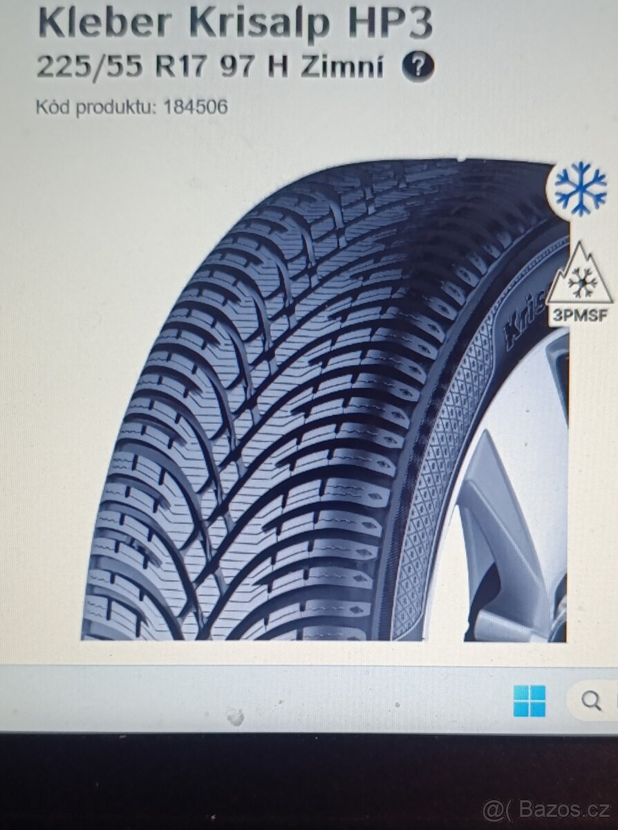 Prodám nové zimní pneu