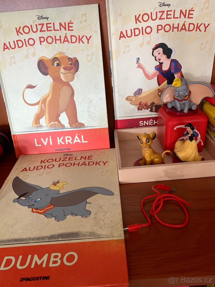 Směs hraček (DeAgostini edice Kouzelné čtení, reprák a figur