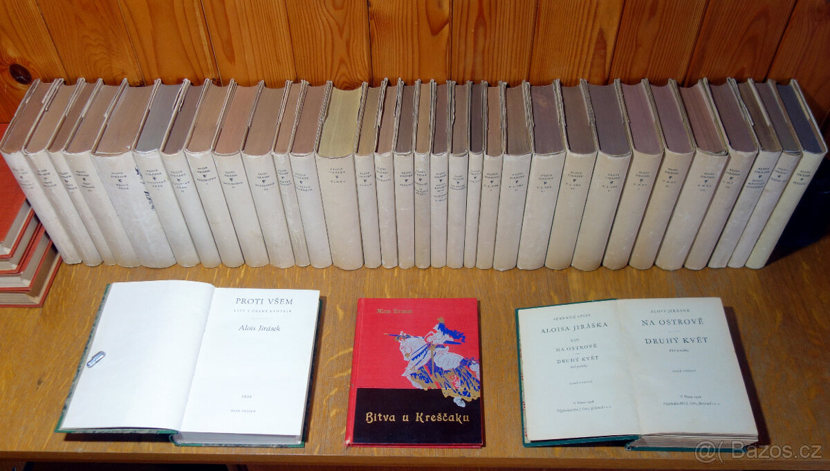 Alois Jirásek: 32 knih - soubor díla /1949 - 1958/+ 3 BONUS