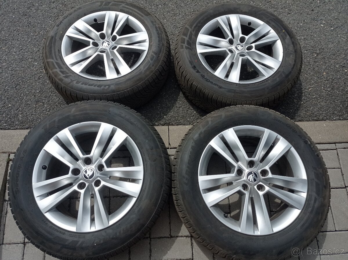 Zánovní CELOROCNI 17" al MYTIKAS ORIGINAL SKODA KODIAQ 24