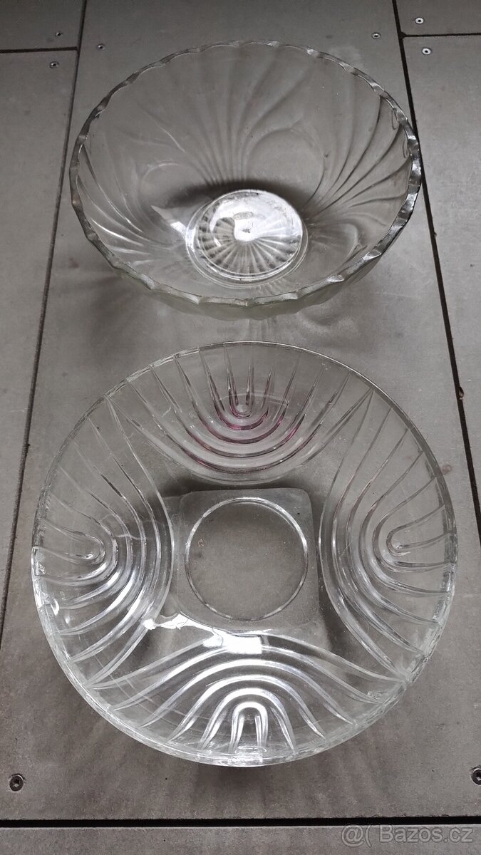 Misa skleněná na ovoce