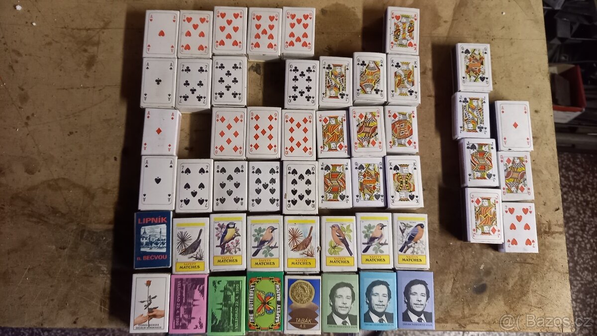 krabičky od sirek devadesátky