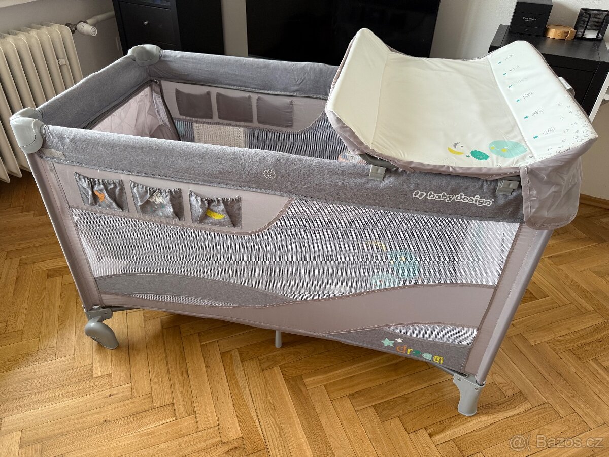 Dětská cestovní postýlka Baby Design