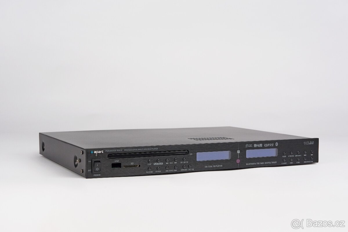 Apart PCR3000RMKIII – profi přehr. CD/USB/SD s FM/DAB+/Blue