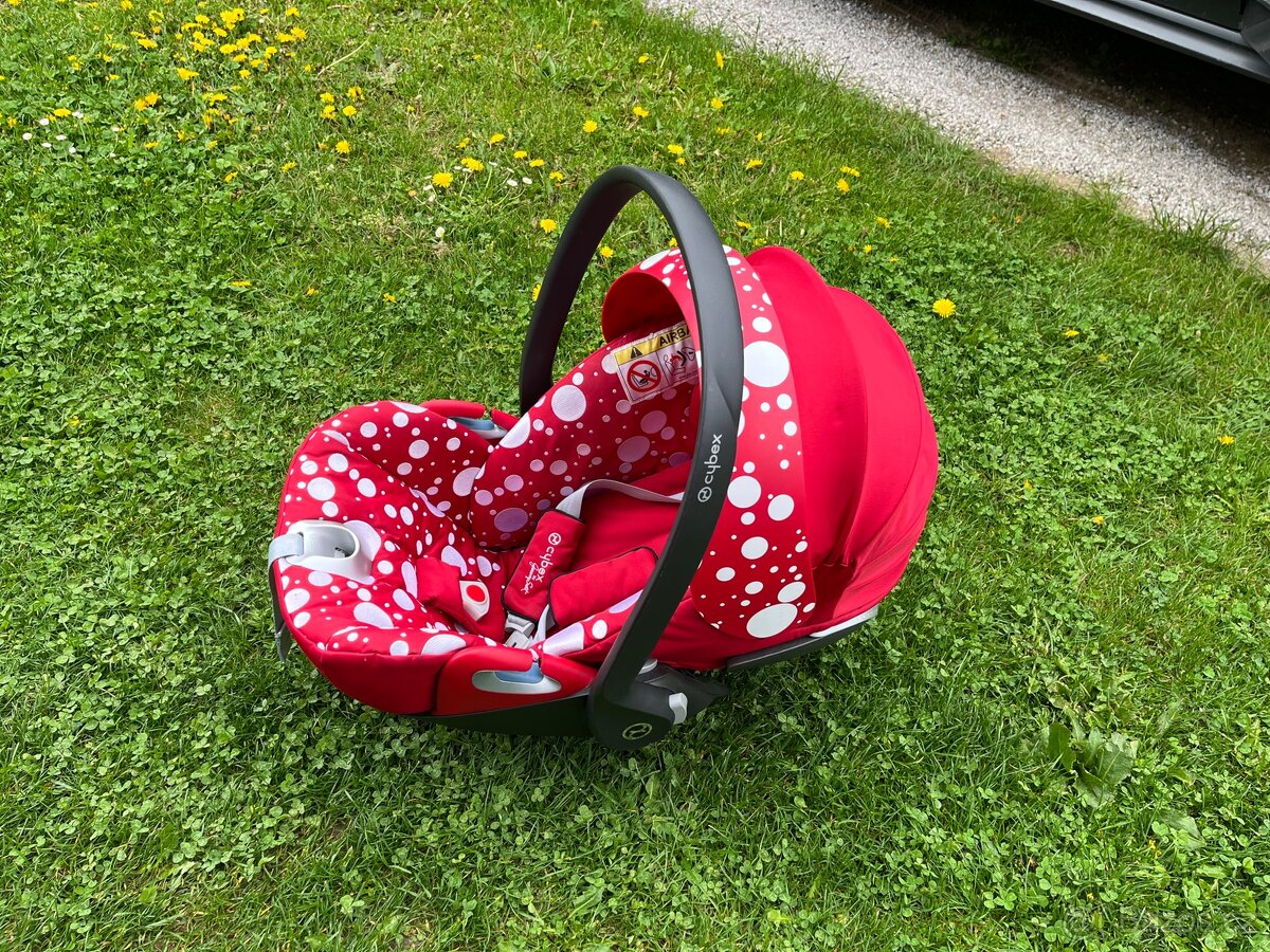 Autosedacka Cybex 0-13kg Priam Petticoat red by Jeremy Scott