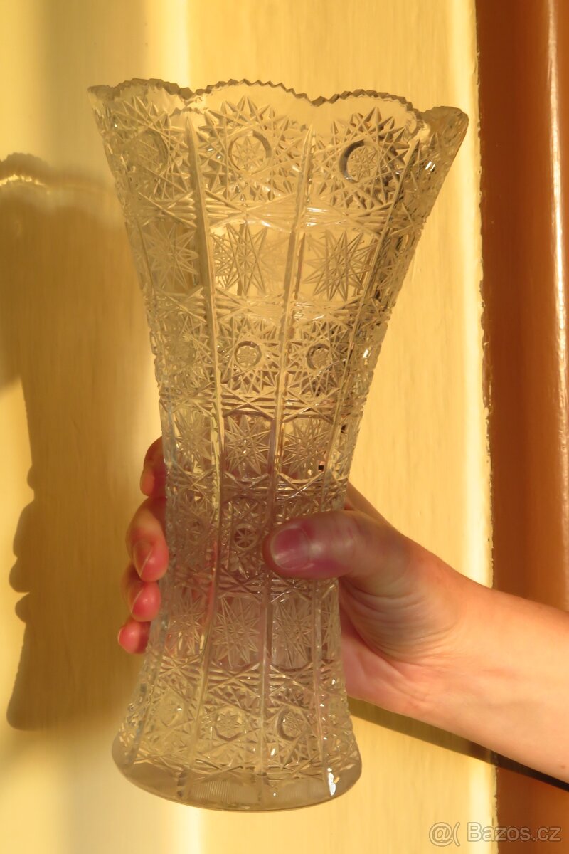 Broušená váza X 500PK (255 MM)