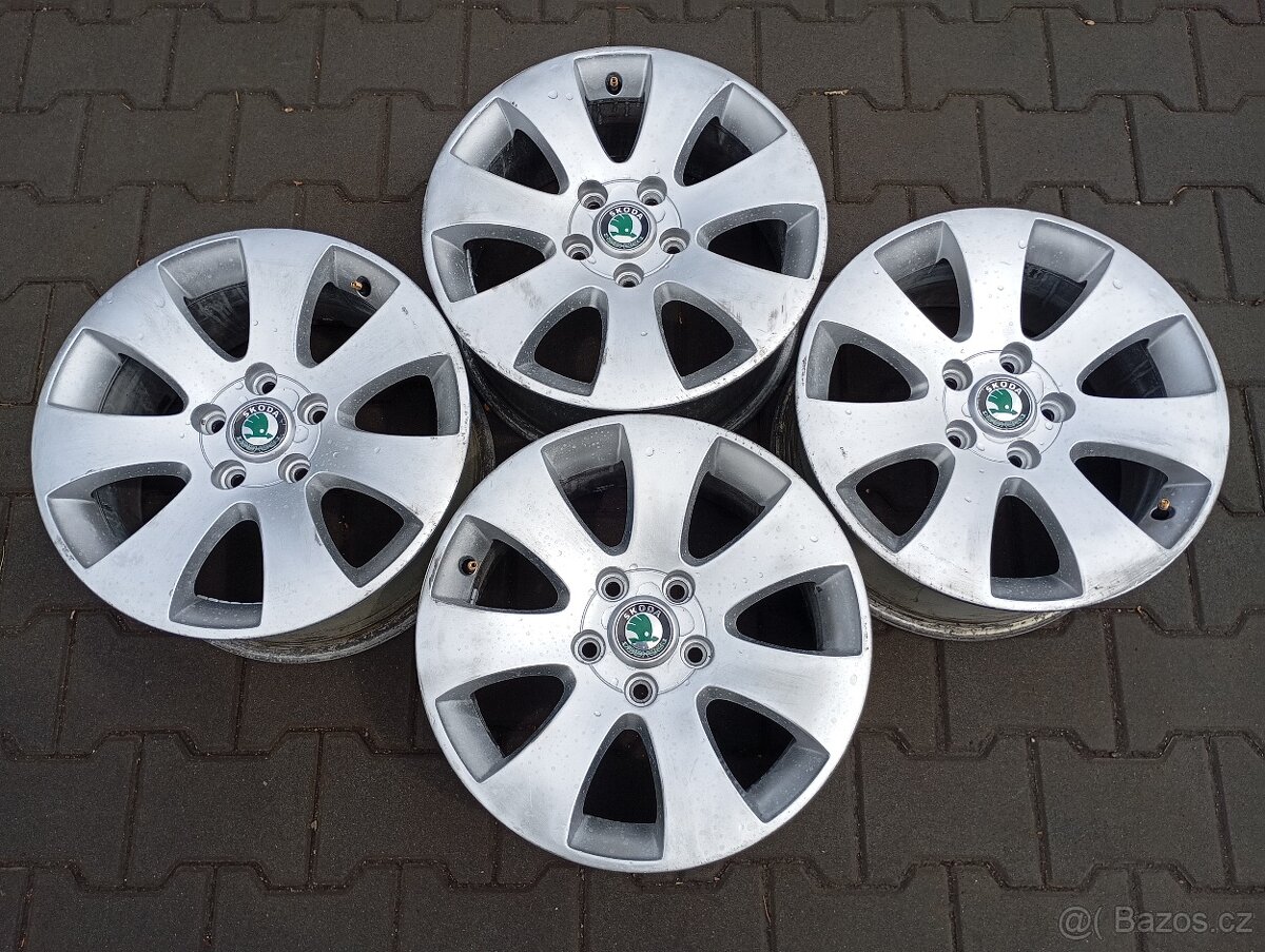 Originální alu kola škoda 5x112 r16