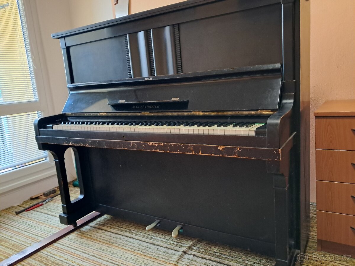 PIANINO August Forster -černé