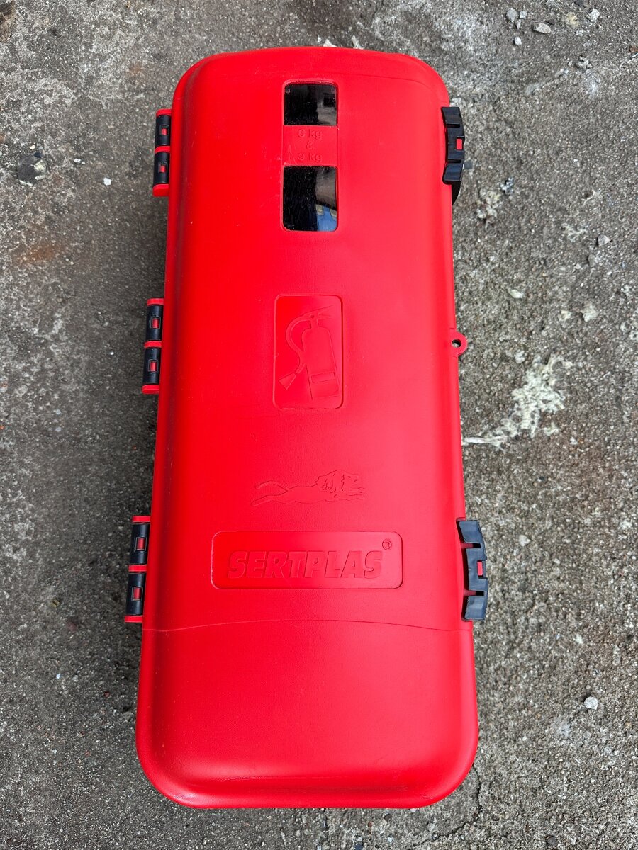Box na hasicí přístroj 6kg a 9kg