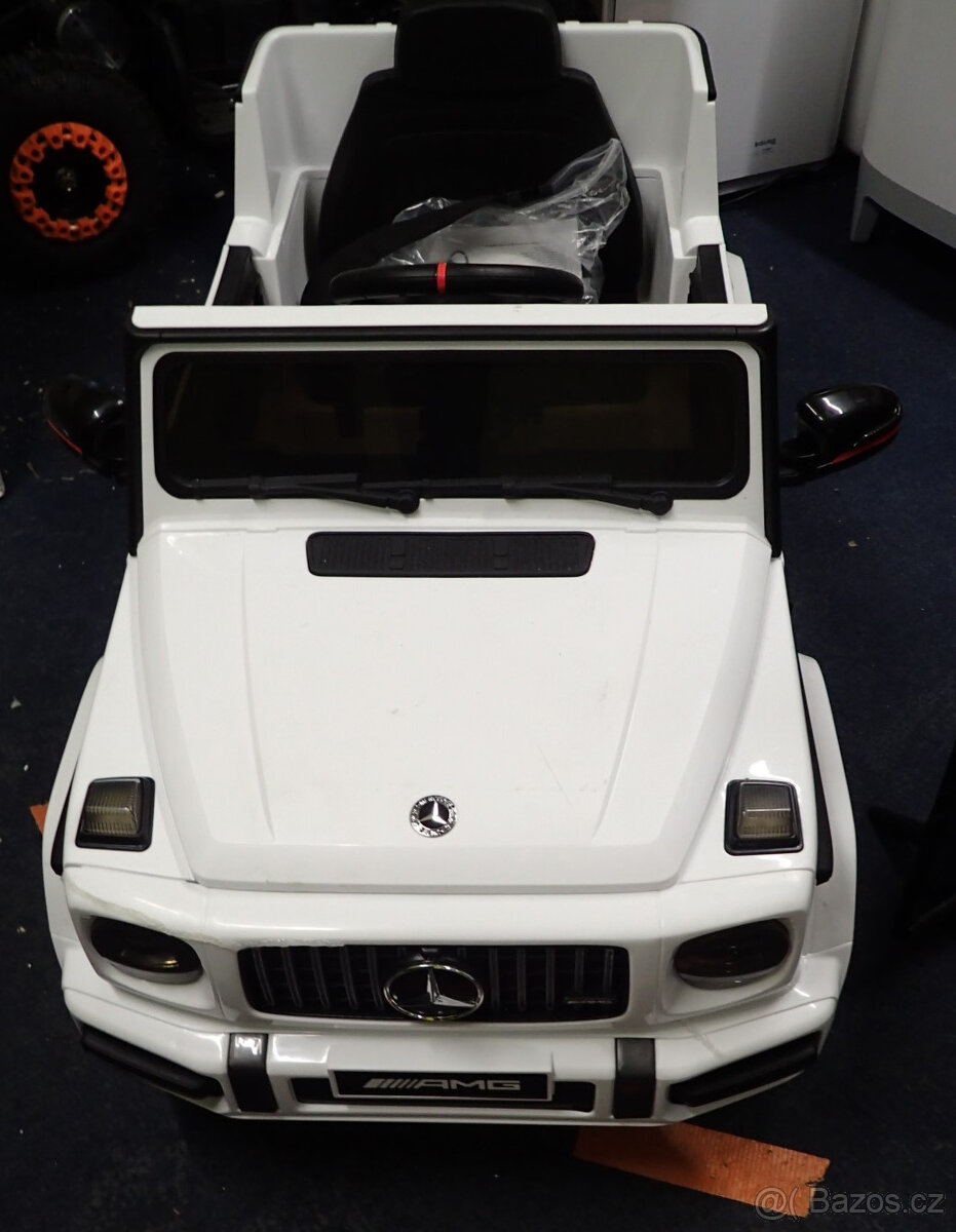 Dětské elektrické auto Mercedes G63 AMG bílá