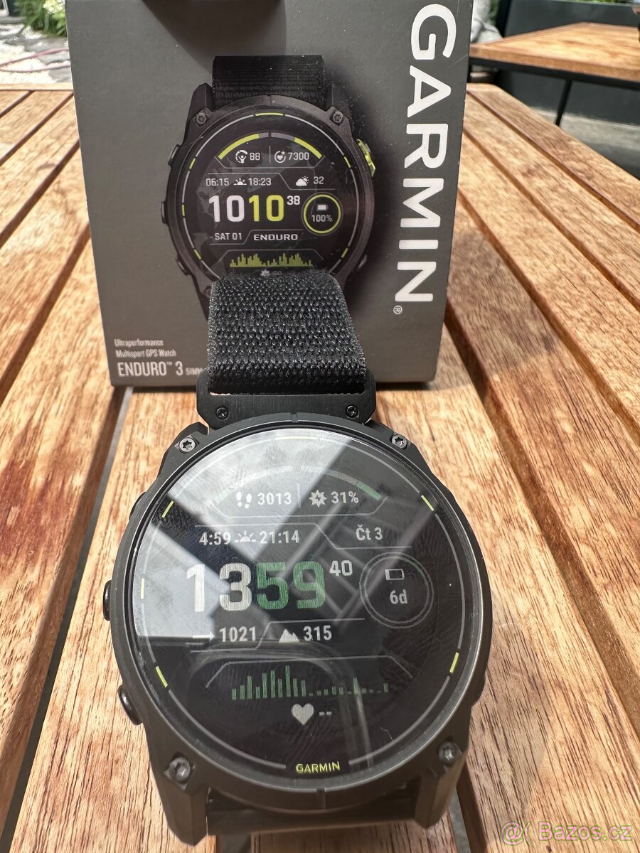 Garmin Enduro 3 Solar Sapphire/Carbon Grey