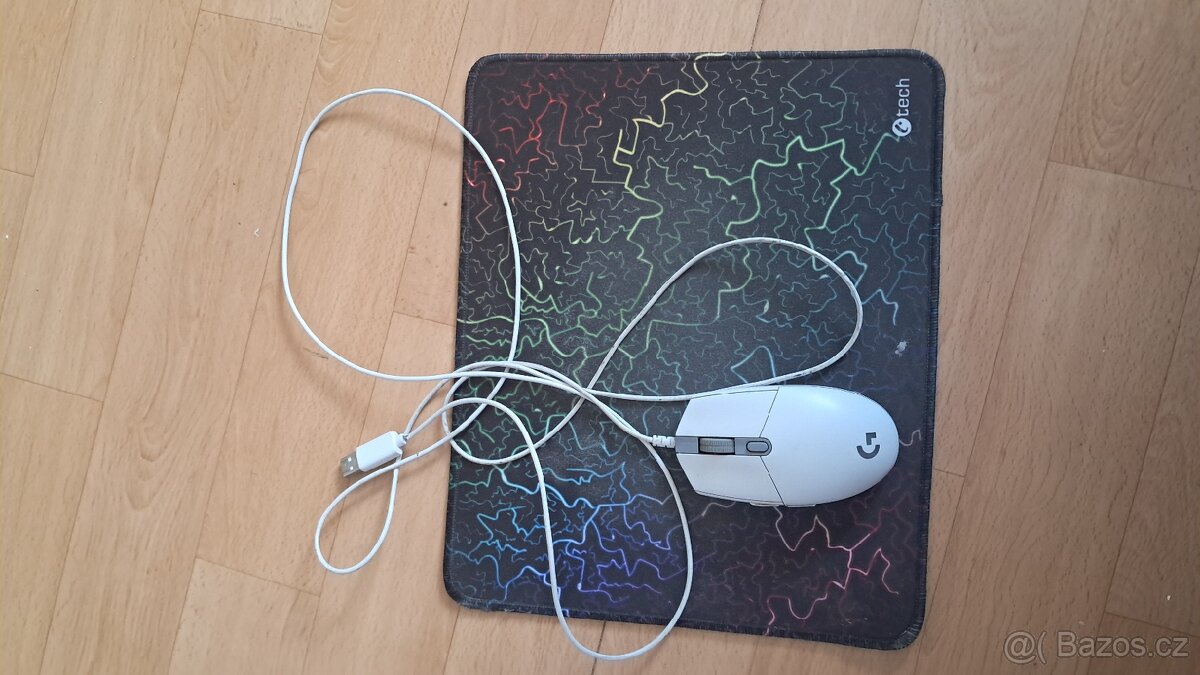 Logitech myš s Tech podložkou