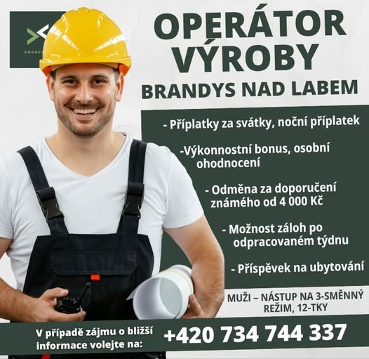 OPERÁTOR VÝROBY BRANDÝS NAD LABEM