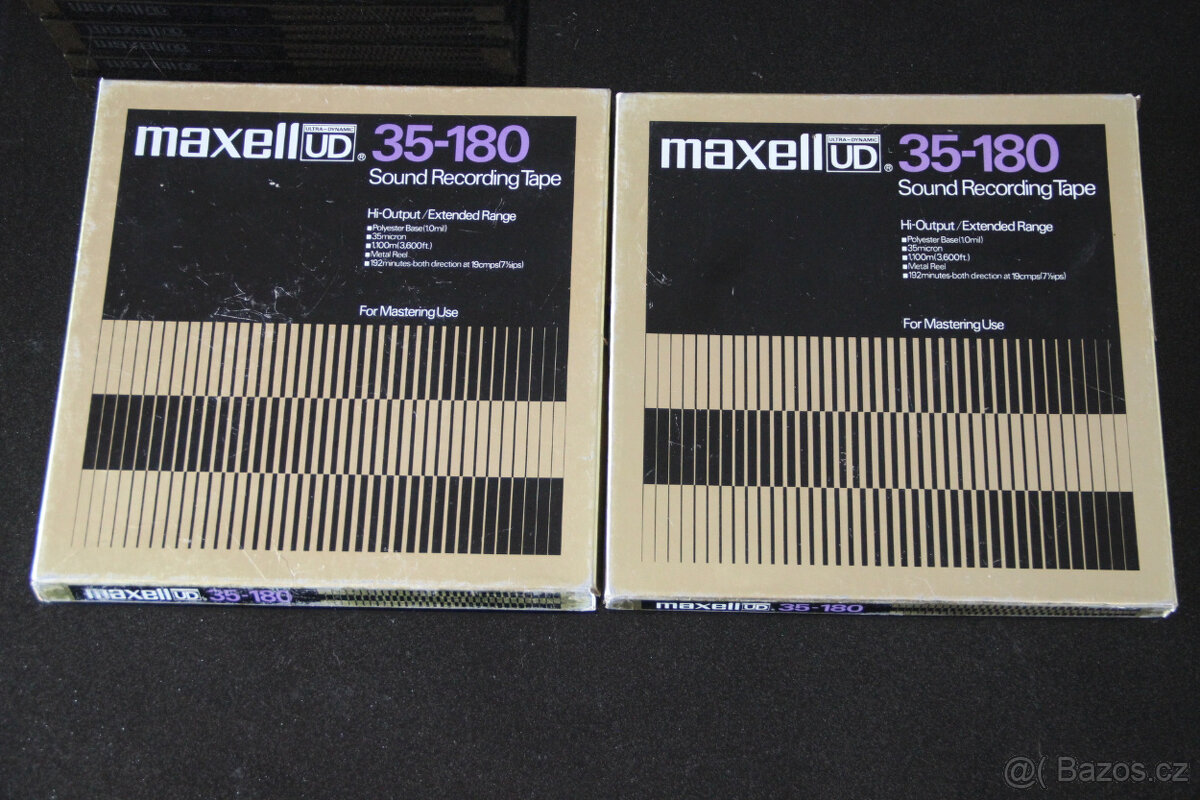 ♫ Magnetofonová ALU cívka MAXELL UD 35-180 (2) ♫♫