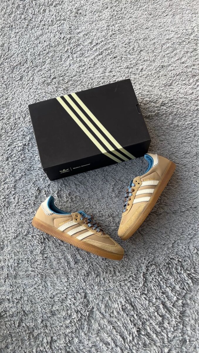 Adidas Samba Nylon Wales Bonner Desert White