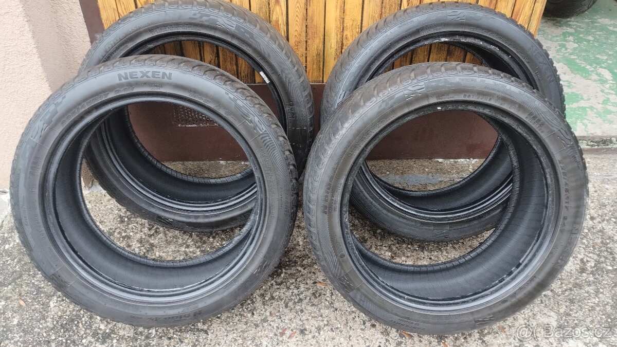 Sada celorocni pneu Nexen 225/45-17 vzorek 5-6mm